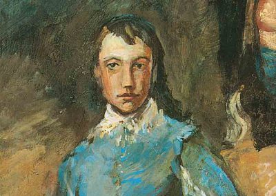 LE JEUNE HOMME EN BLEU (D’APRES GAINSBOROUGH)